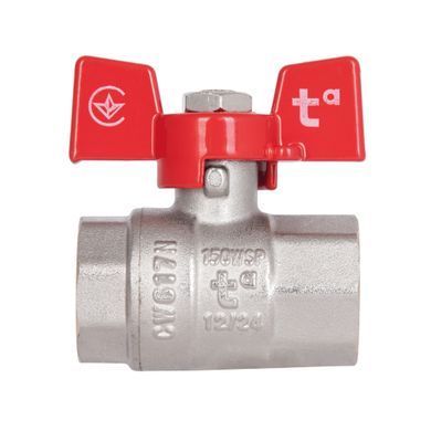 фотографія Кран кульовий Thermo Alliance Standart 1/2" ВР для води (метелик) SD602NW15PN40