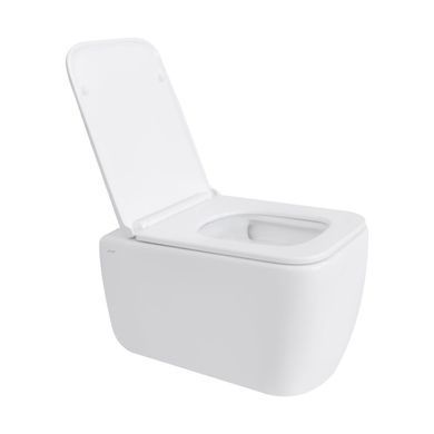 фотографія Унітаз підвісний Qtap Gemini безободковий з сидінням Soft-close QT2533076EUQW