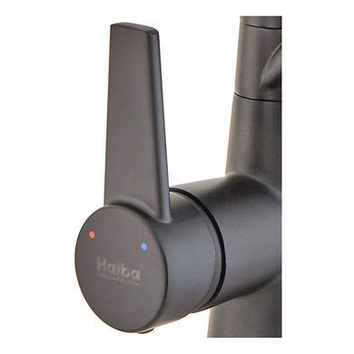 фотографія Змішувач для кухні Haiba Nobel 021 Black (HB3983)
