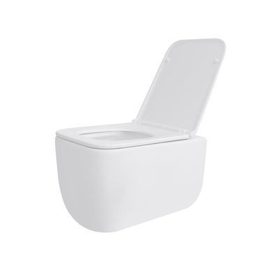 фотографія Унітаз підвісний Qtap Gemini безободковий з сидінням Soft-close QT2533076EUQW