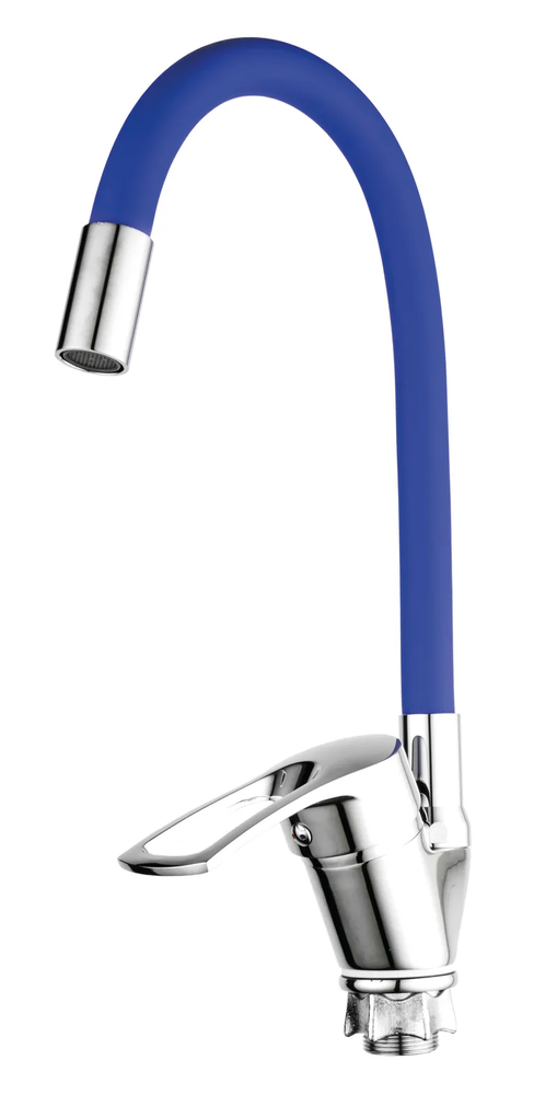 фото Змішувач для кухні Mixxus FANY 011 (Nut) Refl.Blue (без підведення) (MI6293)