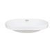 Комплект Qtap Leo: Раковина врезная овальная 590x400x170 мм White + Донный клапан PU02O