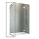 фото Бічна стінка до кабіни KOER SR SW04-90x200-TR-07 прозоре скло EASY CLEAN 10мм графіт (KR5391)