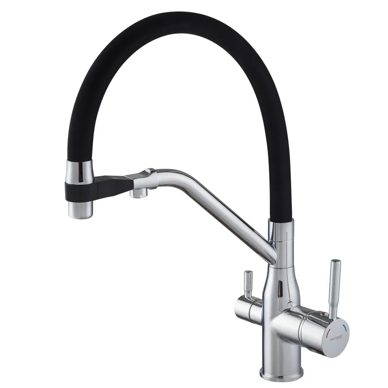 фото Змішувач для кухні MixxusPremium Gravity 021 REFL.BLACK (MI6977)