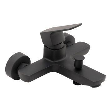 фотографія Змішувач для ванни Qtap Lipno QTNH3023101DCB Black Matt