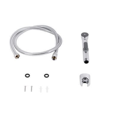 фото Набор для гигиенического душа Qtap Inspai-Varius округлый QTSETCRMA021 Chrome/Grey (Set)