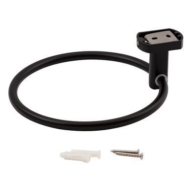 фотографія Тримач для рушника Qtap Liberty D 160 мм QTLIBBLM1160 Black