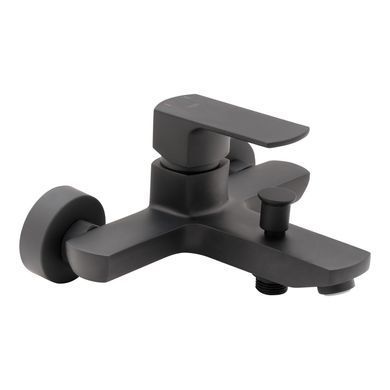 фотографія Змішувач для ванни Qtap Lipno QTNH3023101DCB Black Matt