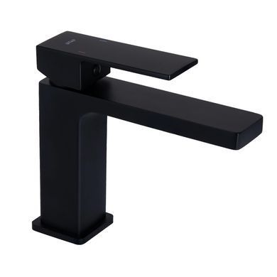фото Смеситель для раковины Qtap Gemini QTGEM270BLM45674 Black Matt