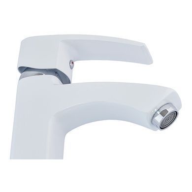 фото Змішувач для умивальника Mixxus Magnum 001 (Nut) White-Chrome (MI6201)