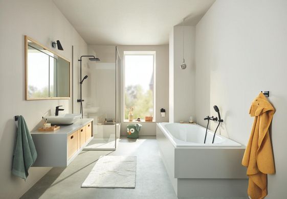 фотографія Душова система з термостатом для настінного монтажу Grohe Tempesta System 250 Cube (266892431)