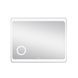 Зеркало Qtap Aquarius 1000х800 с LED-подсветкой, линза, QT2178141980100W