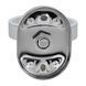Мыльница с держателем Lidz Oreo 0201 настенная (матовое стекло) LDORE0201CRM22083 Chrome