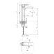 Смеситель для раковины Qtap Lipno высокий QTLIPNO10H23101G Graphite
