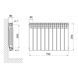 Радіатор біметалічний Thermo Alliance Bi-Ferrum 200/96 0,81 кг