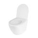 Унітаз підвісний Qtap Jay безободковий Ultra Quiet з сидінням Soft-close QT07335177W