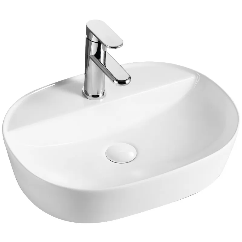 фото Раковина накладна Mixxus Premium ELLIPSE-0203 510х375х120mm з отвором під змішувач (MP6678)