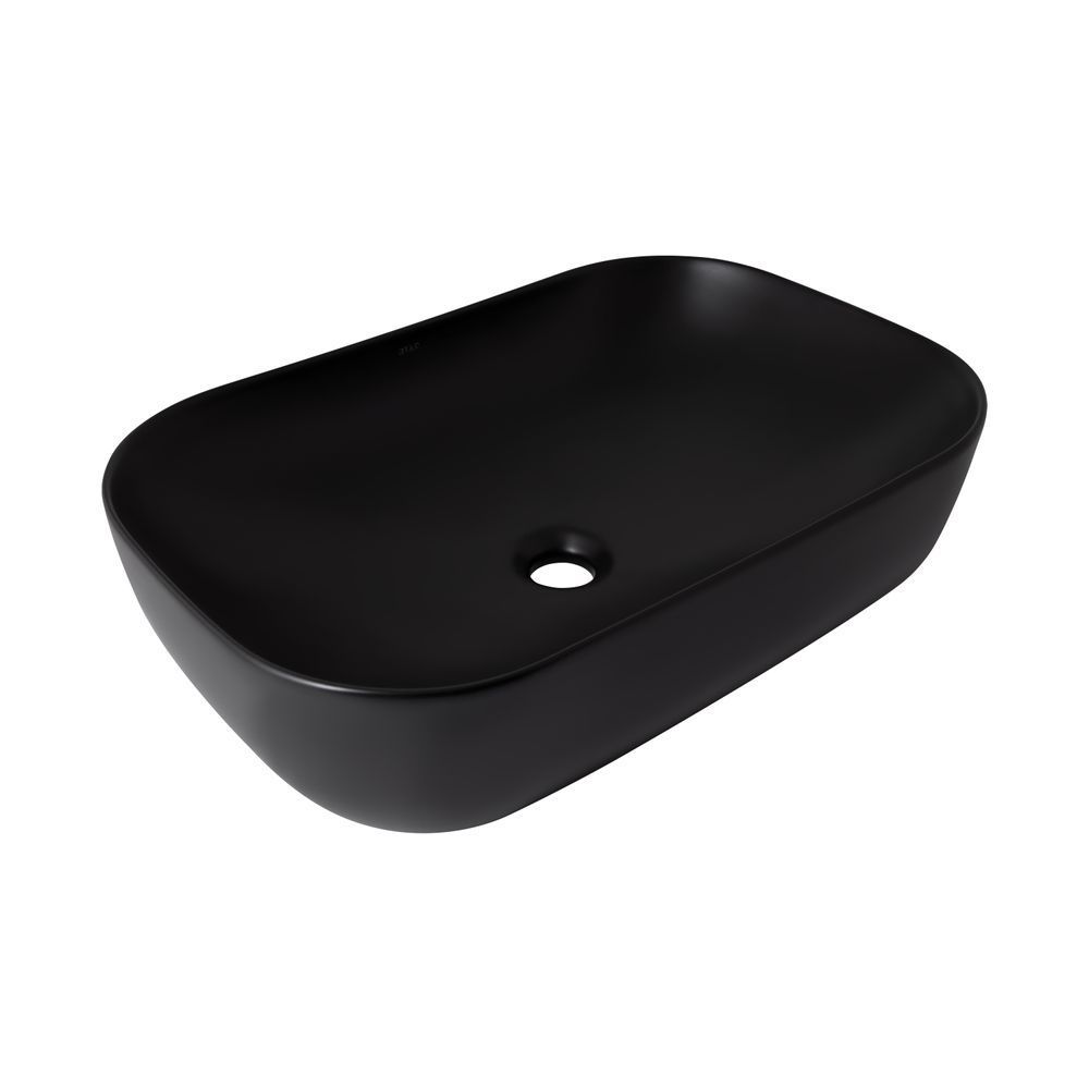 фотографія Раковина-чаша Qtap Robin 600x390x150 Matt black QT132143PMBMBN