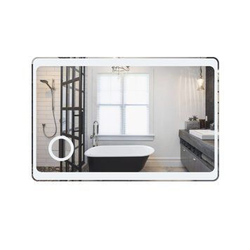 фото Зеркало Qtap Aquarius 1200х800 с LED-подсветкой, линза, QT2178141980120W