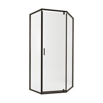 фото Душевая кабина Qtap Scorpio BLA10115-AC6 100x100 см, стекло Clear 6 мм, покрытие CalcLess без поддона