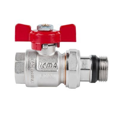 фото Кран шаровой "Американка" Icma 1/2" с антипротечкой прямой №348