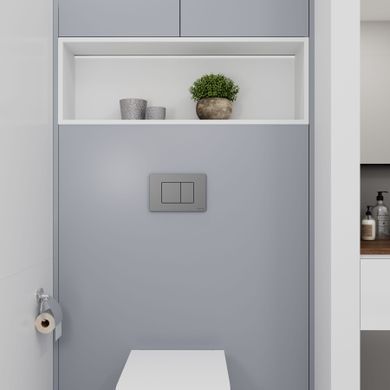 фотографія CUBE M панель змиву polished aluminum