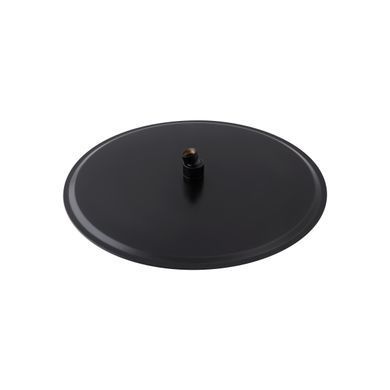 фотографія Лейка для верхнего душа Qtap Hlavova 400 мм округлая QTHLAS400O1ZBB Black Matt