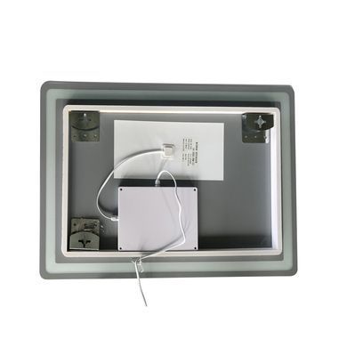 фото Дзеркало ZERIX MIRRA MR05-80x60-REVERSE з LED Touch, Anti-fog, димером, рег. яскравості (ZX6056)