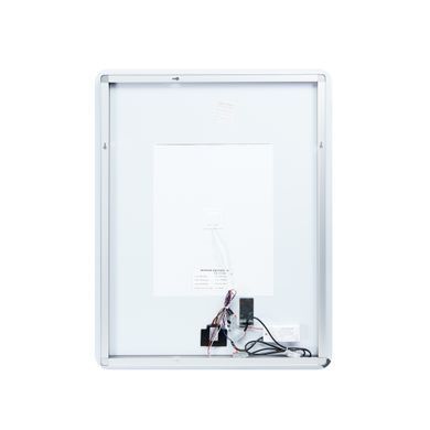 фото Зеркало Qtap Scorpio 800х600 с LED-подсветкой Touch, с антизапотеванием, с диммером, рег. темп. цвета (3000-6500K) Reverse QT14781003W