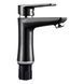 фото Смеситель для умывальника Plamix Oscar-001 Black (с подводкой) (PM0613)