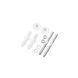 Раковина Qtap Nando LT 600х420х120 Matt black з донним клапаном QT12112173MBMB