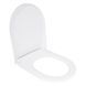 Qtap Сидіння для унітаза (Robin 490, Scorpio 490) 430x363x60 мм, White, з мікроліфтом, Slim Duroplast, MagLock QTSC179W48915