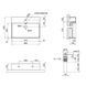 Раковина Qtap Nando LT 600х420х120 Matt black з донним клапаном QT12112173MBMB