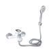 Смеситель для ванны Lidz Latwa 006 (c душевым гарнитуром) (k35) LDLAT006WHI45424 White