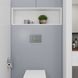 CUBE M панель змиву polished aluminum