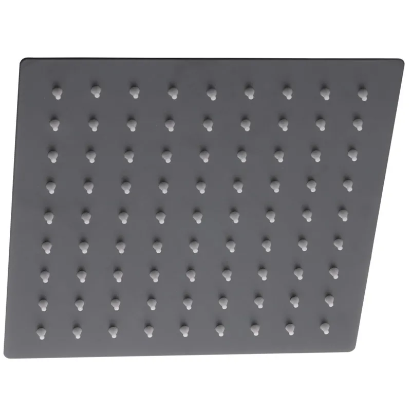 фото Лійка для душу стельова MIXXUS SH-06.SUS-20x20cm BLACK з нерж. сталі SUS304 (Колір чорний) (MI4753)