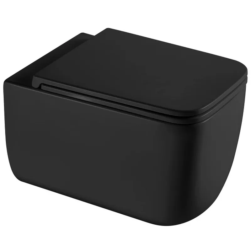 фото Унітаз підвісний Mixxus Premium DIVERSE-0301-T1 BLACK 530х365х373mm, система змиву TORNADO 1.0 (MP6600)