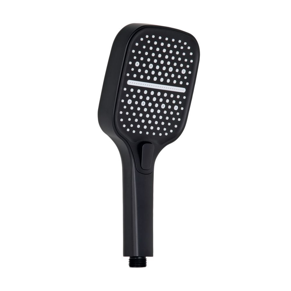 фотографія Лейка для ручного душа Qtap Rucni 260x120 мм округлая QTRUC125BLM45782 Black Matt