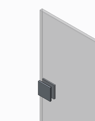 фото Двері у нішу розпашні KOER SR SD04-120x200-TR-07 прозоре скло EASY CLEAN 10мм графіт (KR5388)