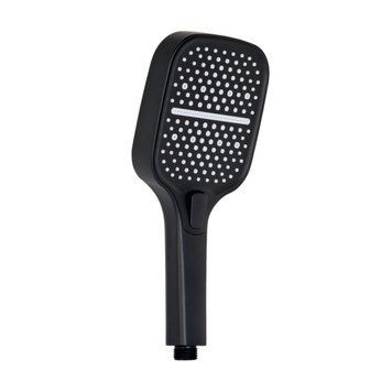 фотографія Лейка для ручного душа Qtap Rucni 260x120 мм округлая QTRUC125BLM45782 Black Matt