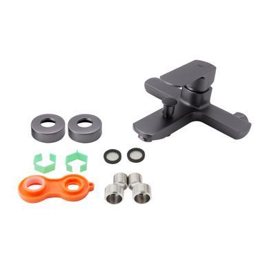 фотографія Змішувач для ванни Qtap Lipno QTNH3023101DG Graphite