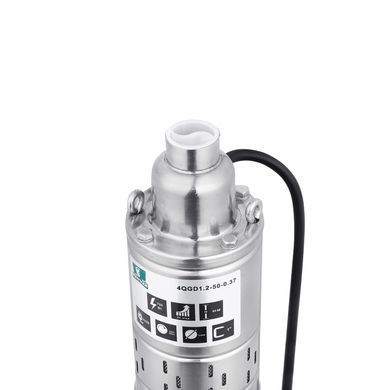 фото Насос глубинный шнековый Pumpman 4QGD1.2-50-0.37 кВт Нmax 80 м Qmax 1,5 куб.м 370 Вт