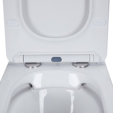 фотографія Унітаз підвісний Qtap Presto безобідковий з сідінням Soft-close QT24332615EW
