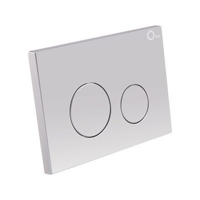 фото Набор инсталляция 4 в 1 Qtap Nest ST с круглой панелью смыва QT0133M425M11111SAT