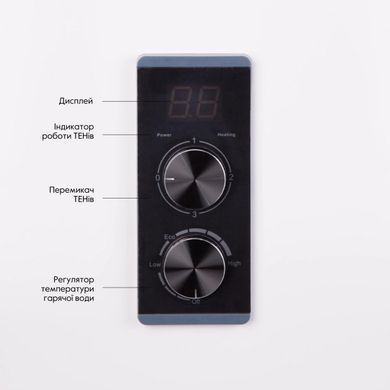 фотографія Водонагрівач електричний Thermo Alliance 80 л плоский вертикальний, сухий ТЕН 2 кВт (0,8+1,2) DT80V20G(PD)-D/2