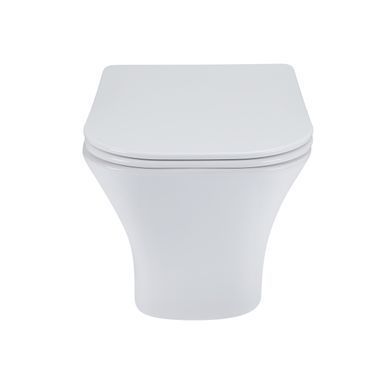 фотографія Унітаз підвісний Qtap Presto безобідковий з сідінням Soft-close QT24332615EW