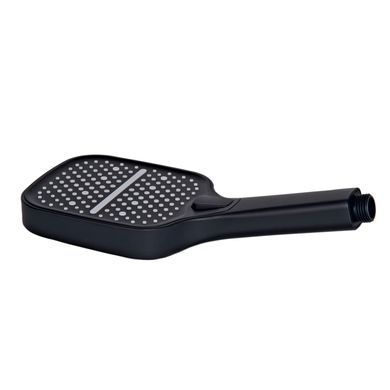 фото Лейка для ручного душа Qtap Rucni 260x120 мм округлая QTRUC125BLM45782 Black Matt