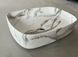 Раковина накладна Mixxus Premium BEVEL-0102 MARBLE 495х370х135mm (MP6519)