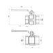 Кран шаровой Icma 1"1/4 прямой №350