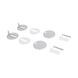 Сидіння для унітазу Qtap (Gemini 490) 428x344x37,5 мм, White, з мікроліфтом, Slim Duroplast, Quick Release QTSC179W49385
